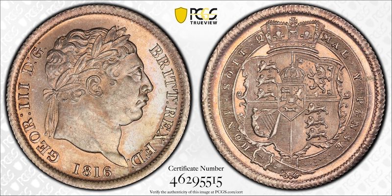 1816 shilling ms65