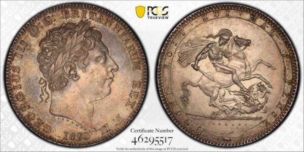 Quality british crown 1820