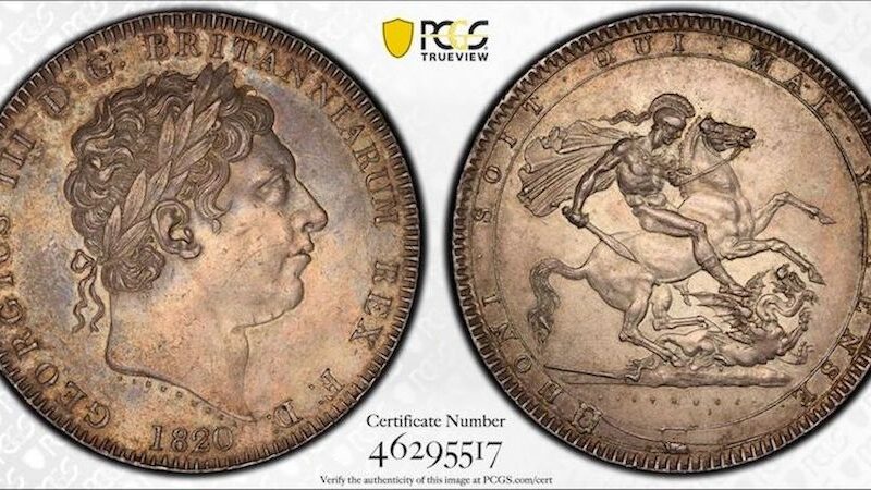 Quality british crown 1820