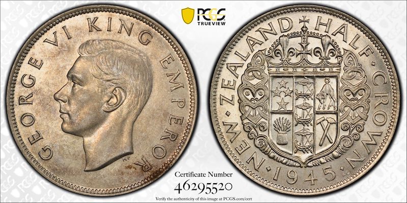 New Zealand Pcgs Coins