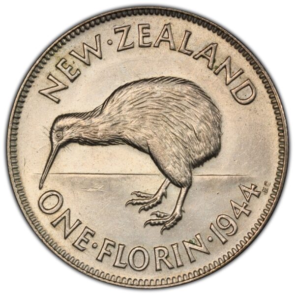 Scarce key date kiwi florin 1944