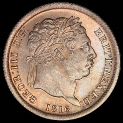 Quality shilling 1816 ms65