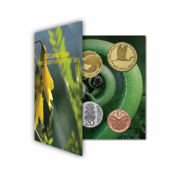 2023 new zealand 5 coin proof set