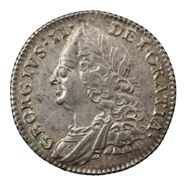 Quality 1757 sixpence