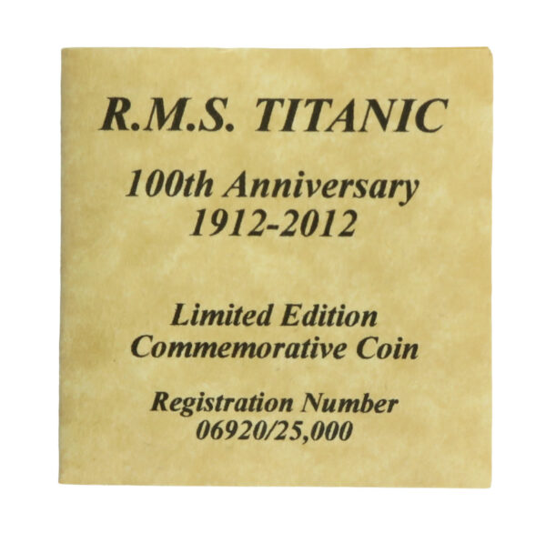 Titanic commemorative coin