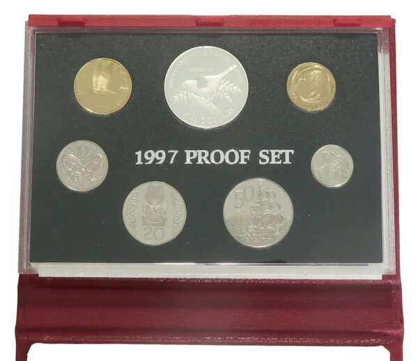 Zealand birds proof coin sets