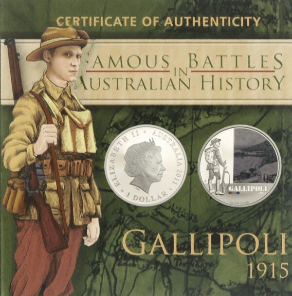 Australia famous battles coin 2011