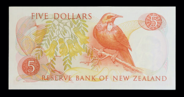 Five dollar banknote Queen Elizabeth