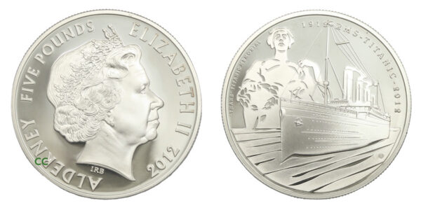 Titanic anniversary coin 2012