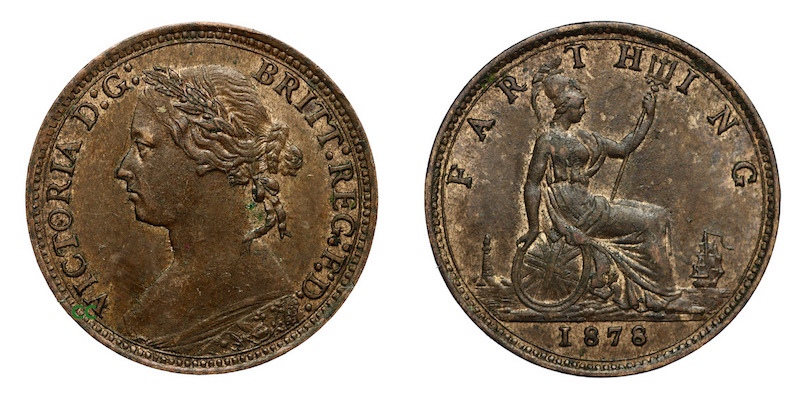 1878 farthing