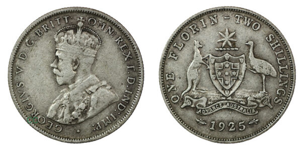 Australia 1925 florin