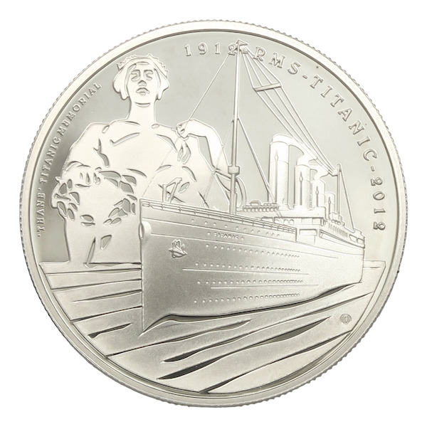 Alderney titanic coin 2012