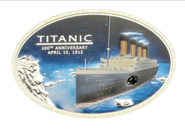 Cook islands titanic coin 2012