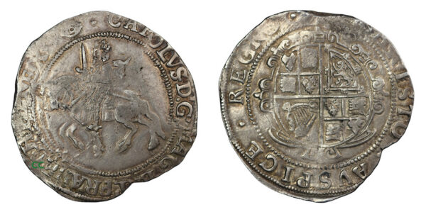 Charles first halfcrown 1645