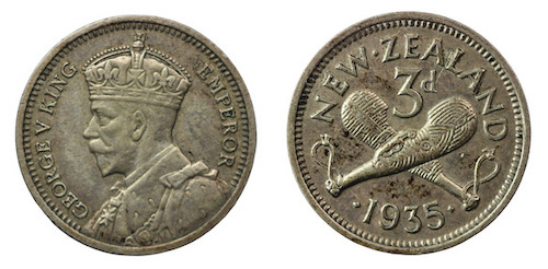 Better date nz threepence 1935