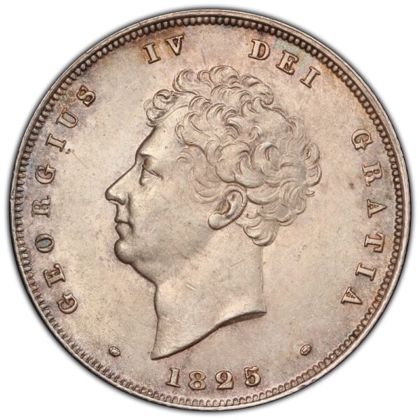 1825 shilling second portrait high grade coin