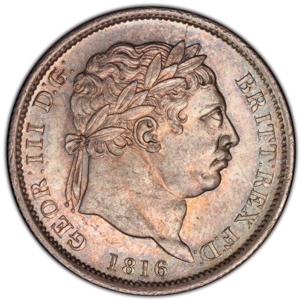 George III, 1816 Shilling MS64. - Image 3