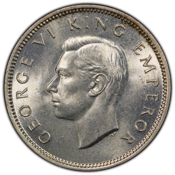 George sixth new zealand shilling 1937