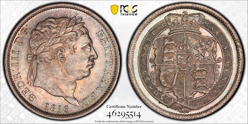 George third shilling 1816