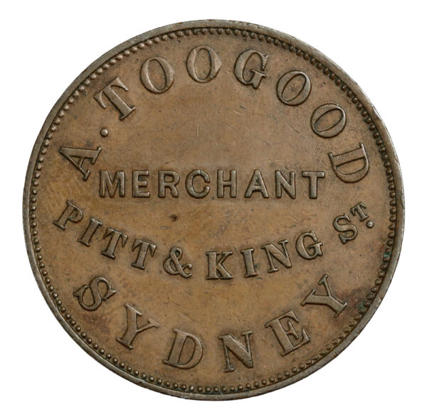 Australian trademens token 1855