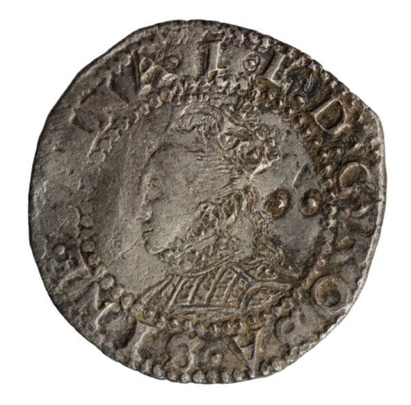 Elizabeth first seventh issue halfgroat