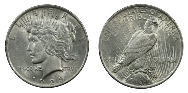 United states 1923 peace dollar