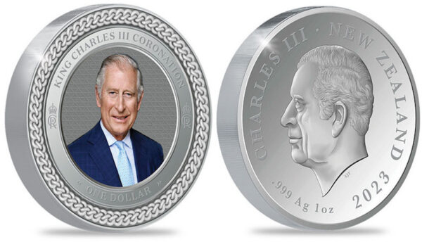 Charles third coronation silver coin 2023
