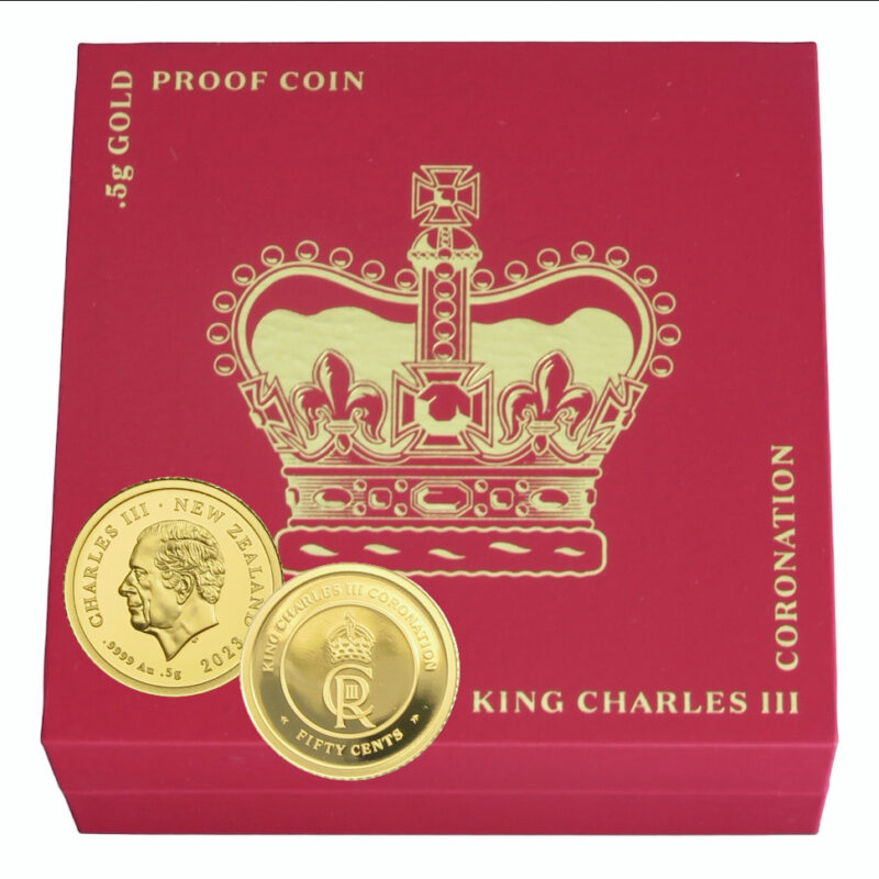 Charles third coronation gold 50 cent