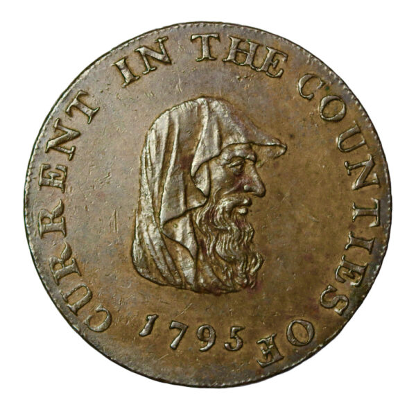 Druids head token 1795