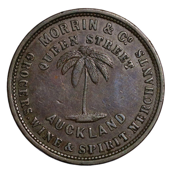 Advance auckland token issued by morrin and co