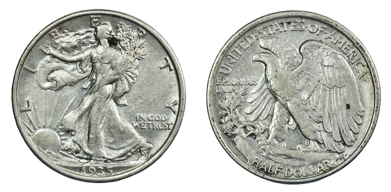 United states half dollars 1935