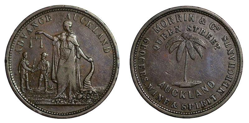 Morrin and co auckland tradesmens token