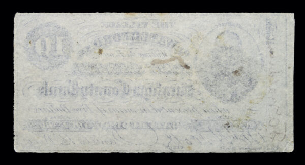 Waterford ten cents 1862