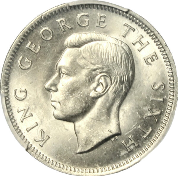 High grade new zealand shilling 1950