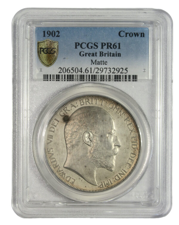 1902 crown one year issue matt proof