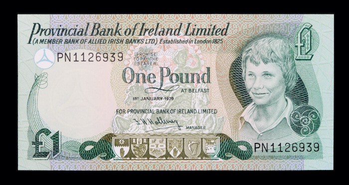 Ireland provincial pound note belfast 1979