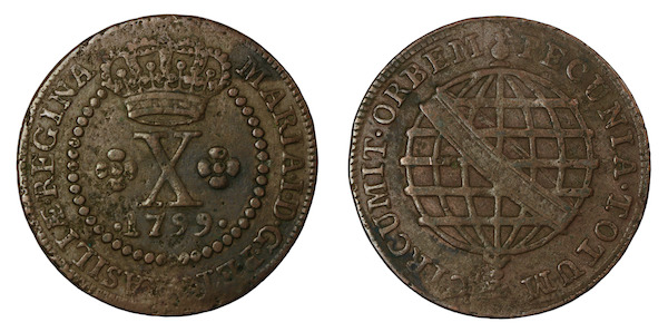 Brazil ten reis 1799