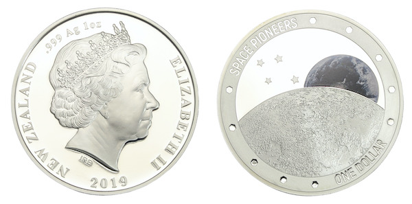 Space exploration new zealans space pioneers coin 2019