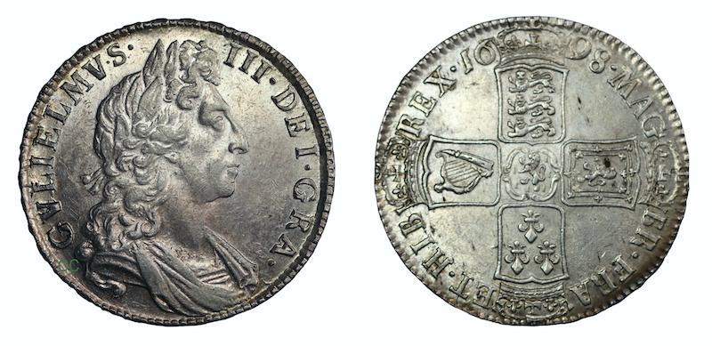 William third halfcrown 1698