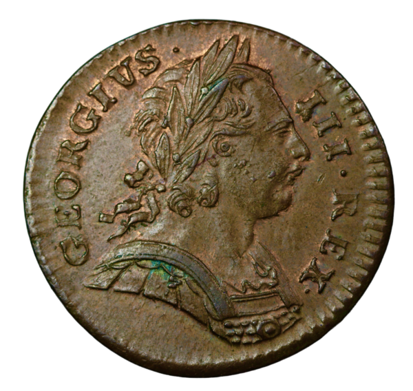 George third 1773 farthing scarce variety