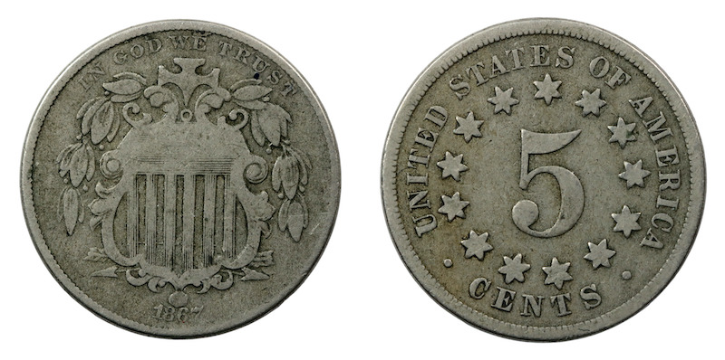 United states shield nickel