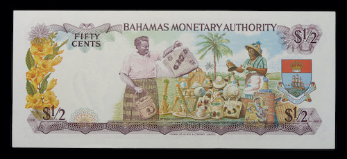 Bahamas banknotes