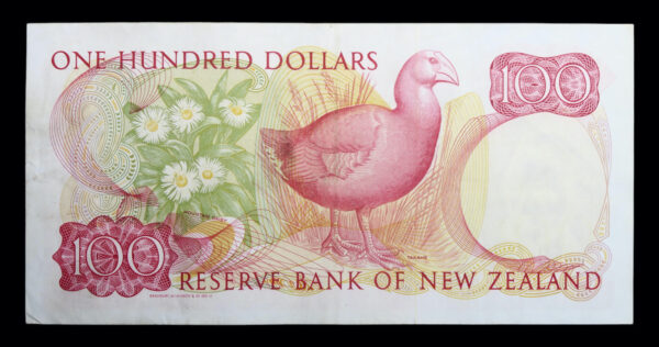 New zealand one hundred dollars 1989