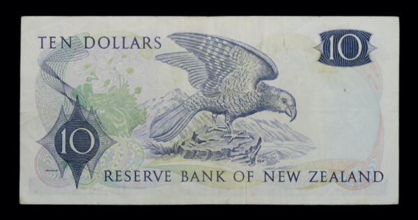 New zealand sat note 10 dollars 99d