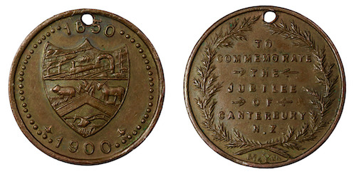 Jubilee of canterbury medal 1900