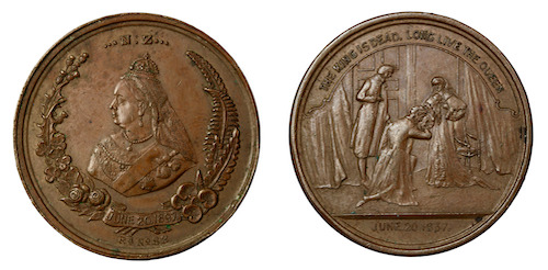 Nz diamond jubilee medalet 1897