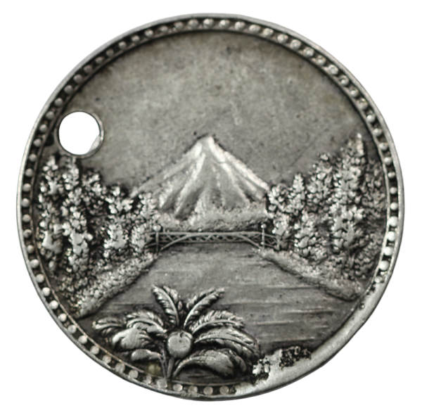 Silver mount egmont medal 1904