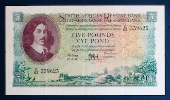 South africa Banknotes 1865-1959