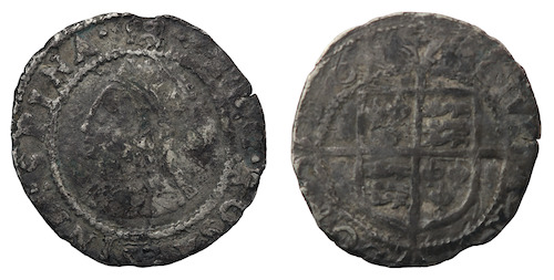 Elizabeth first silver penny