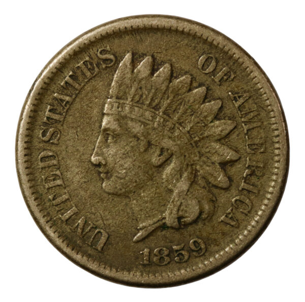 Indian head cent 1859